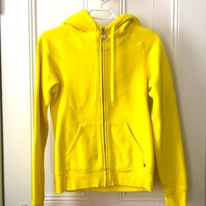 Yellow TNA Zip Hoodie